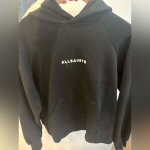 All Saints Women’s oversized Black Hoodie